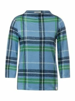 Große Größen Cecil Langarmshirt In Dusk Sky Blue Günstig Kaufen