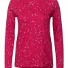 Shirts, Tops & Longsleeves Cecil Langarmshirt In Dynamic Pink Günstig Kaufen