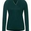 Shirts, Tops & Longsleeves Cecil Langarmshirt In Ponderosa Pine Green Günstig Kaufen -Carlo Colucci Shop cecil langarmshirt in ponderosa pine green 4