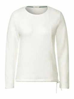 Große Größen Cecil Langarmshirt In Vanilla White Günstig Kaufen