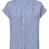 Große Größen Cecil Leinenbluse In Blau Weiß Günstig Kaufen -Carlo Colucci Shop cecil leinenbluse in blau weiss