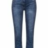 Große Größen Cecil Loose Fit Caprijeans In Blau Günstig Kaufen