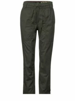 Große Größen Cecil Loose Fit Hose In Grün Günstig Kaufen