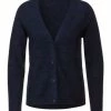 Große Größen Cecil Melange Cardigan In Blau Günstig Kaufen