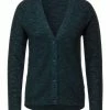 Große Größen Cecil Melange Cardigan In Grün Günstig Kaufen