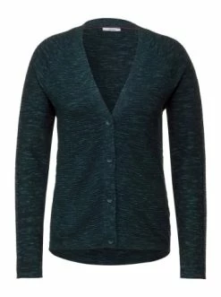 Große Größen Cecil Melange Cardigan In Grün Günstig Kaufen