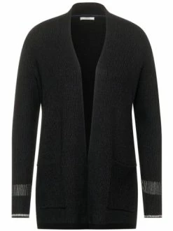 Große Größen Cecil Offener Cardigan In Schwarz Günstig Kaufen