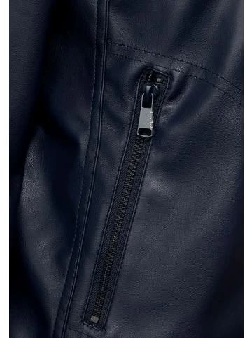 Große Größen Cecil PU Blouson Mit Zipper In Blau Günstig Kaufen 5 Große Größen Cecil PU Blouson Mit Zipper In Blau Günstig Kaufen – Bild 3