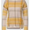 Tops & Shirts Cecil Pullover Check In Gelb Günstig Kaufen -Carlo Colucci Shop cecil pullover check in gelb