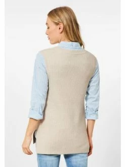 Pullover & Cardigans Cecil Pullover In Alabaster Beige Melange Günstig Kaufen -Carlo Colucci Shop cecil pullover in alabaster beige melange 2