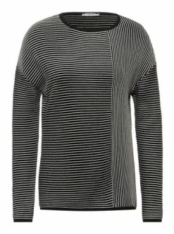 Pullover & Cardigans Cecil Pullover In Black Günstig Kaufen