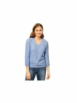 Pullover & Cardigans Cecil Pullover In Blau Günstig Kaufen