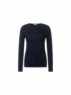 Pullover & Cardigans Cecil Pullover In Blau Günstig Kaufen