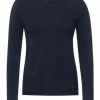 Pullover & Cardigans Cecil Pullover In Deep Blue Melange Günstig Kaufen