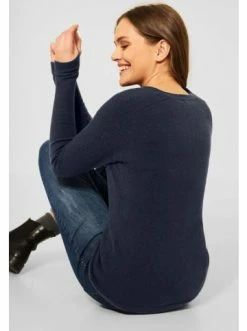 Pullover & Cardigans Cecil Pullover In Deep Blue Melange Günstig Kaufen -Carlo Colucci Shop cecil pullover in deep blue melange 6