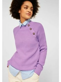 Pullover & Cardigans Cecil Pullover In Frosty Violet Günstig Kaufen -Carlo Colucci Shop cecil pullover in frosty violet 1