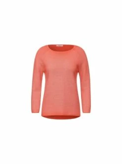 Pullover & Cardigans Cecil Pullover In Orange Günstig Kaufen