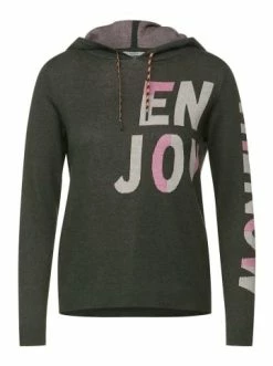 Pullover & Cardigans Cecil Pullover In Pine Green Melange Günstig Kaufen