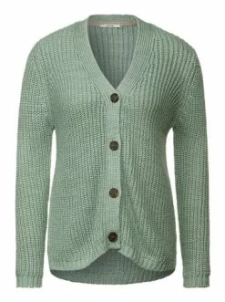 Pullover & Cardigans Cecil Pullover In Salvia Green Melange Günstig Kaufen