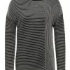 Pullover & Cardigans Cecil Pullover Ottoman In Schwarz Günstig Kaufen -Carlo Colucci Shop cecil pullover ottoman in schwarz
