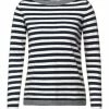 Tops & Shirts Cecil Pullover TOS Cozy Striped In Marineblau Günstig Kaufen -Carlo Colucci Shop cecil pullover tos cozy striped in marineblau