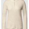 Tops & Shirts Cecil Pullover Troyer Zip In Off-white Günstig Kaufen -Carlo Colucci Shop cecil pullover troyer zip in off white