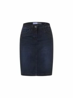 Große Größen Cecil Röcke In Dunkel-blau Günstig Kaufen -Carlo Colucci Shop cecil rocke in dunkel blau 10