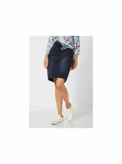 Große Größen Cecil Röcke In Dunkel-blau Günstig Kaufen