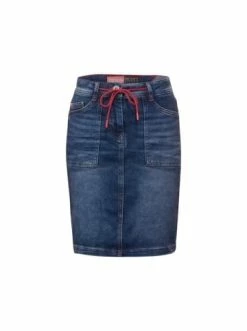 Große Größen Cecil Röcke In Mittel-blau Günstig Kaufen -Carlo Colucci Shop cecil rocke in mittel blau 14