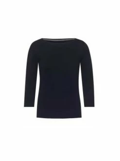 Große Größen Cecil Rundkragen Langarmshirt In Blau Günstig Kaufen -Carlo Colucci Shop cecil rundkragen langarmshirt in blau 1