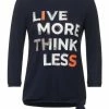 Shirts, Tops & Longsleeves Cecil Shirt Mit Wordingprint In Blau Günstig Kaufen
