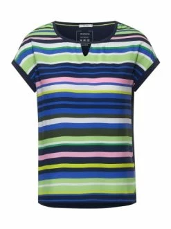 Shirts, Tops & Longsleeves Cecil Shirts In Blau Günstig Kaufen