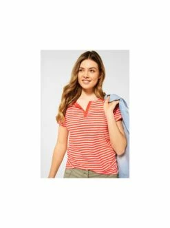 Große Größen Cecil Shirts In Orange Günstig Kaufen -Carlo Colucci Shop cecil shirts in orange 1