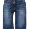 Hosen Cecil Short In Mid Blue Wash Günstig Kaufen -Carlo Colucci Shop cecil short in mid blue wash 4