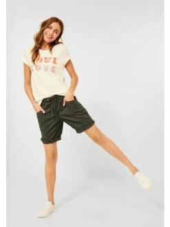 Hosen Cecil Short In Utility Olive Günstig Kaufen -Carlo Colucci Shop cecil short in utility olive 3