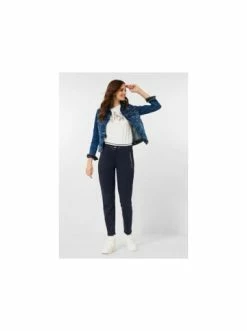 Große Größen Cecil Stoffhosen In Dunkel-blau Günstig Kaufen -Carlo Colucci Shop cecil stoffhosen in dunkel blau 7