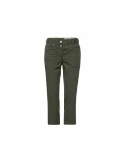 Große Größen Cecil Straight Leg Jeans In Olive Günstig Kaufen