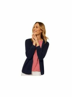 Große Größen Cecil Strickjacken In Dunkel-blau Günstig Kaufen