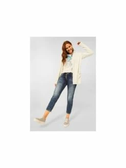 Große Größen Cecil Strickjacken In Weiß Günstig Kaufen -Carlo Colucci Shop cecil strickjacken in weiss 4