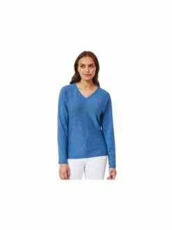Pullover & Cardigans Cecil Strickpullover In Blau Günstig Kaufen