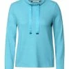 Sweat & Fleece Cecil Sweatshirt In Aquatic Blue Melange Günstig Kaufen -Carlo Colucci Shop cecil sweatshirt in aquatic blue melange