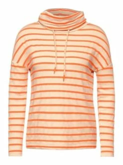 Sweatshirts & Sweatjacken Cecil Sweatshirt In Light Macchiato Beige Günstig Kaufen