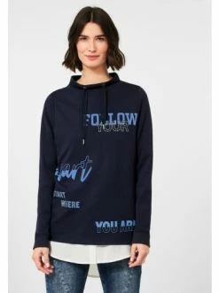 Sweat & Fleece Cecil Sweatshirt In Night Sky Blue Günstig Kaufen 7 Sweat & Fleece Cecil Sweatshirt In Night Sky Blue Günstig Kaufen -Carlo Colucci Shop cecil sweatshirt in night sky blue 1