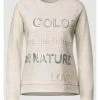 Tops & Shirts Cecil Sweatshirt Wording Print In Off-white Günstig Kaufen -Carlo Colucci Shop cecil sweatshirt wording print in off white