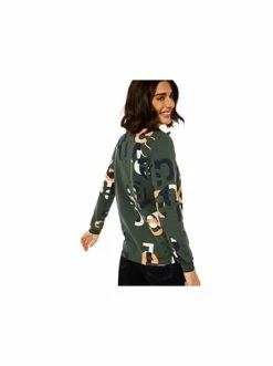 Sweat & Fleece Cecil Sweatshirts In Olive Günstig Kaufen -Carlo Colucci Shop cecil sweatshirts in olive 1