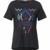 Shirts, Tops & Longsleeves Cecil T-Shirt In Carbon Grey Günstig Kaufen