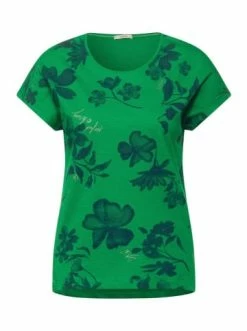 Shirts, Tops & Longsleeves Cecil T-Shirt In Cheeky Green Günstig Kaufen