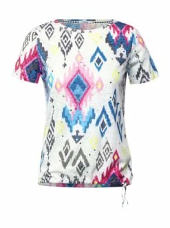 Shirts, Tops & Longsleeves Cecil T-Shirt In Weiß Günstig Kaufen