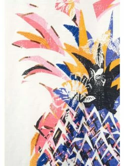 Große Größen Cecil T-Shirt Mit Print In Weiß Günstig Kaufen -Carlo Colucci Shop cecil t shirt mit print in weiss 1