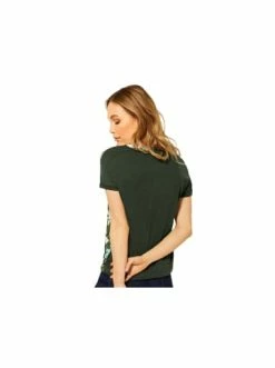 Große Größen Cecil V-Kragen T-Shirt In Olive Günstig Kaufen -Carlo Colucci Shop cecil v kragen t shirt in olive 1